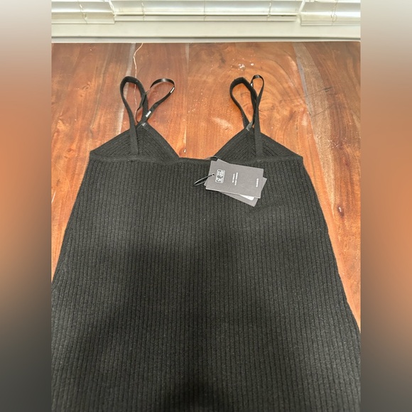 NWT Naadam Cashmere Ribbed Midi dress - Picture 11 of 11